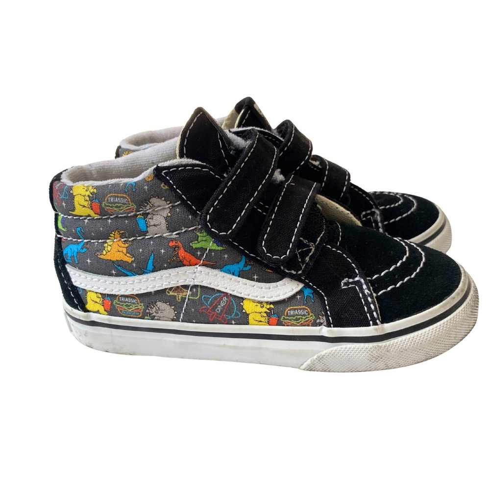 Vans Dino Print Sneakers 9c Toddler